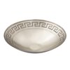 Elk Home Greek Key Centerpiece Bowl, Nickel H0807-10670